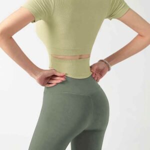 Roze gymshort voor dames comfortabel en stijlvol RUXI