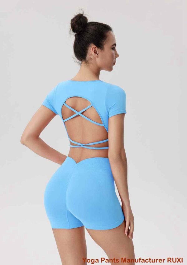 Hoogwaardige compressie gymshorts RUXI nl2045