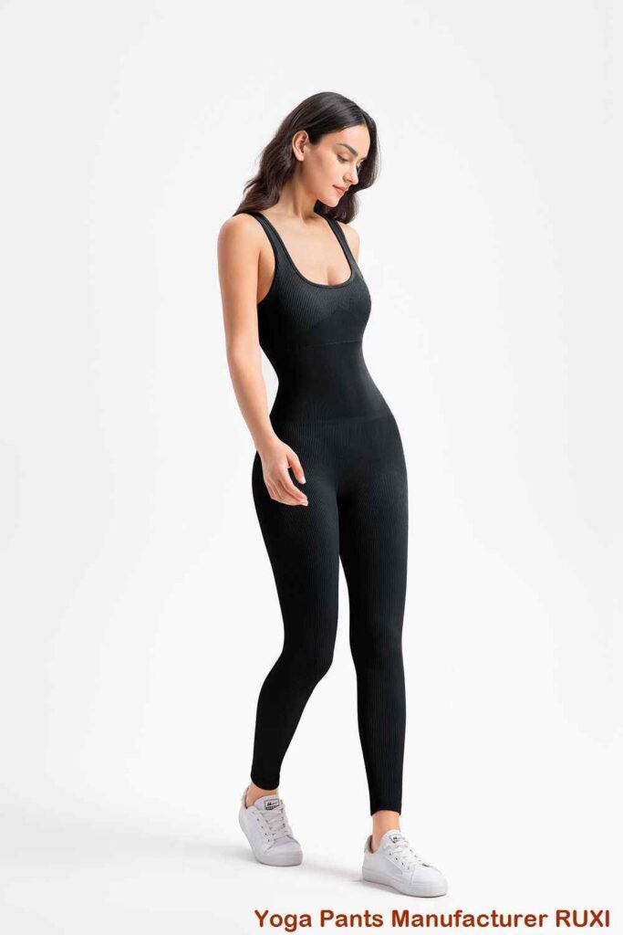 Hoge flare legging met hoge taille en extra lange pasvorm