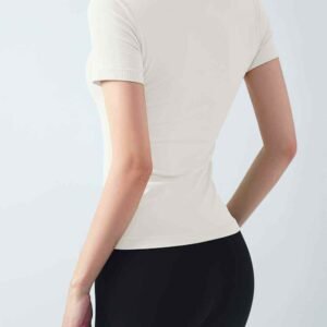 witte flare yogabroek RUXI nl292