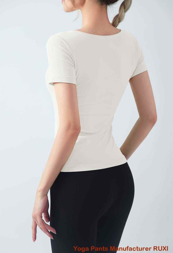 witte flare yogabroek RUXI nl292