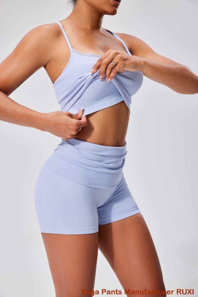 Lavendel hardloopshorts voor dames ademend stijlvol RUXI