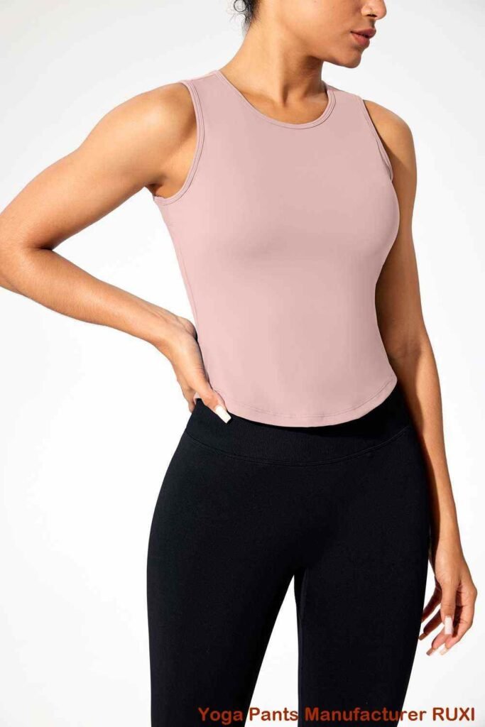 Witte flare yogabroek perfect voor training RUXI nl125