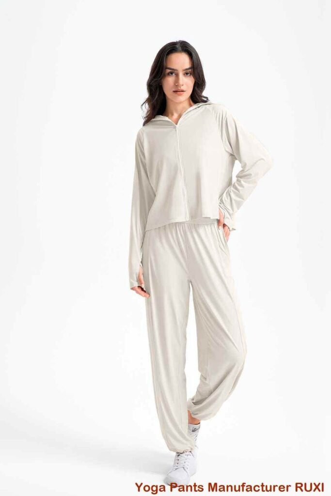 Marineblauwe yogabroek comfortabel en stijlvol RUXI nl100