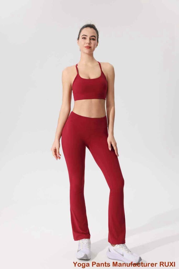 Koraalkleurige hardloopshorts voor dames RUXI nl2877