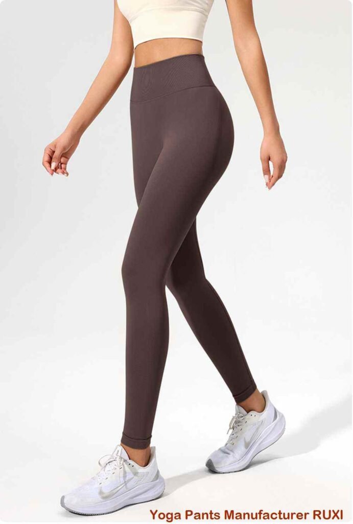 Hoog getailleerde crossover flare legging RUXI nl594