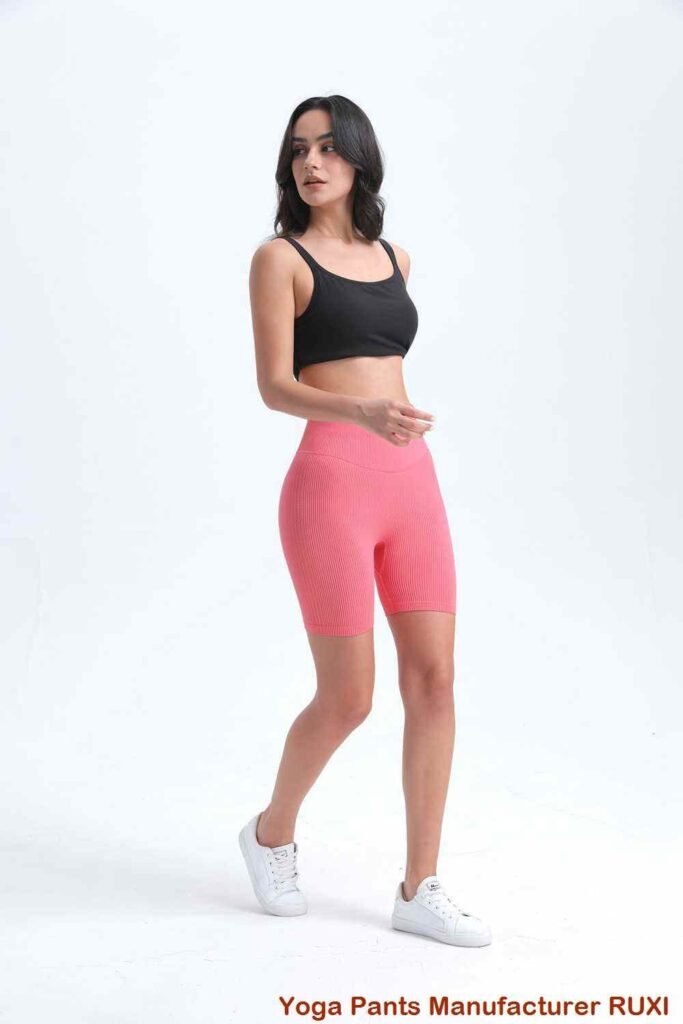 Gymlegging met hoge taille voor dames voor training RUXI