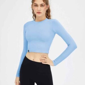 Stijlvolle roze omvouwbare legging voor dames RUXI nl504