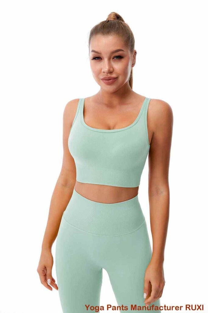 Witte yogalegging Naadloze hoge taille rekbaar RUXI nl170