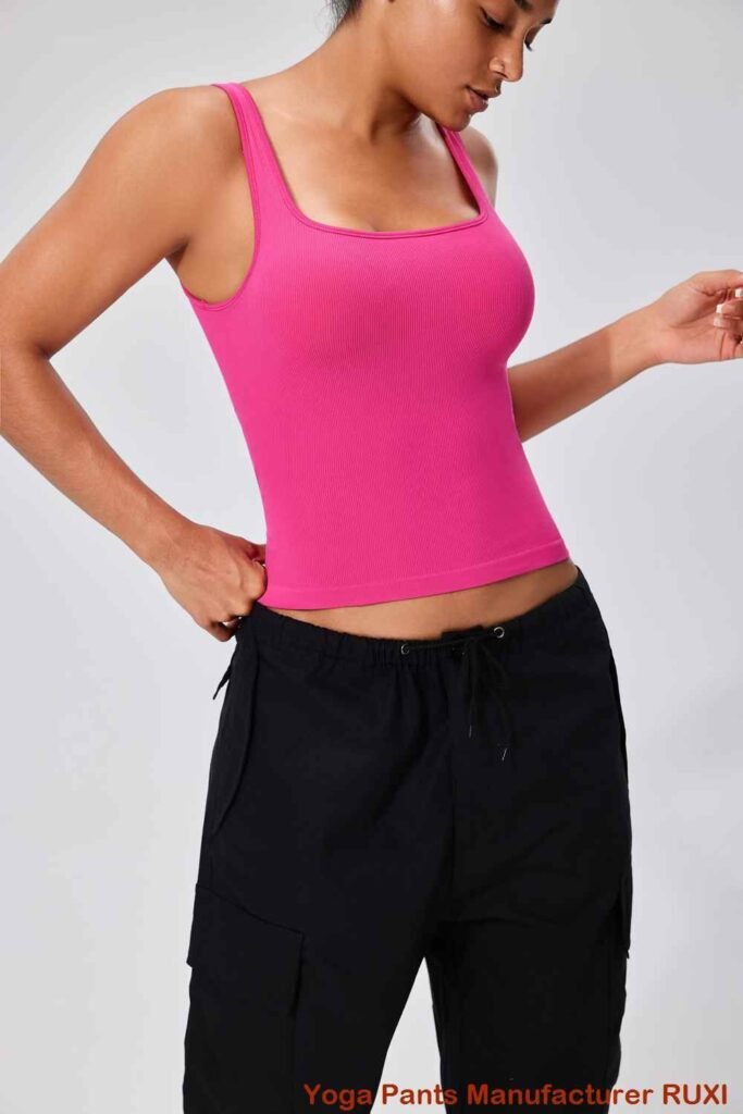 Roze fietsbroek voor dames comfortabel en stijlvol RUXI