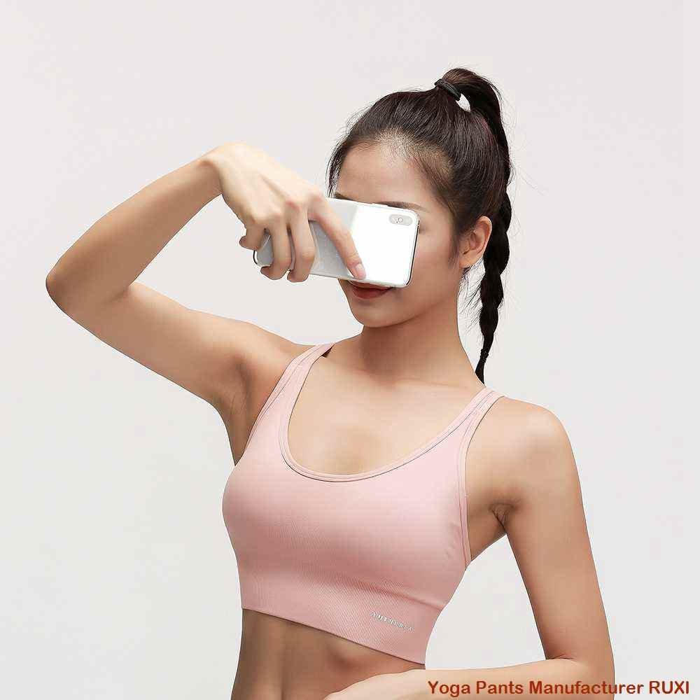 Yoga crop top met lange mouwen voor dames RUXI nl819