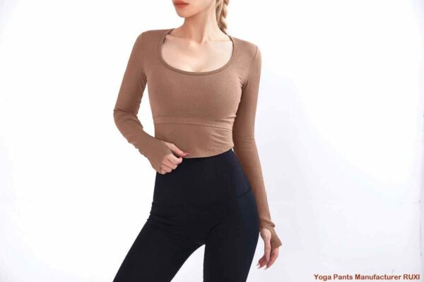 Yogabroek met luipaardprint voor dames RUXI nl494