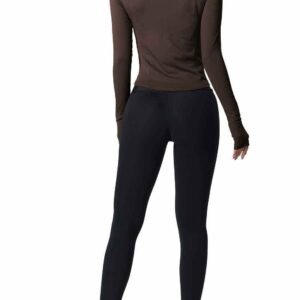 Bruine gymshort atletische prestatiekleding RUXI nl1833