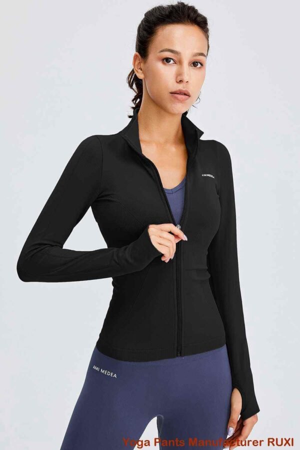 Neongele sportbeha met hoge impact fitnesskleding RUXI