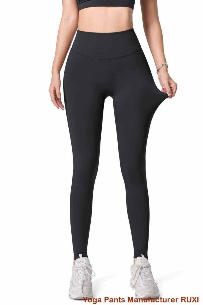 Grote maten yogashorts voor dames voor actief comfort RUXI