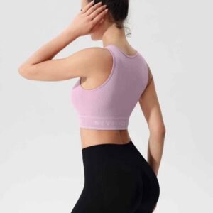 Stijlvolle naadloze crop bh Ultieme comfortondersteuning