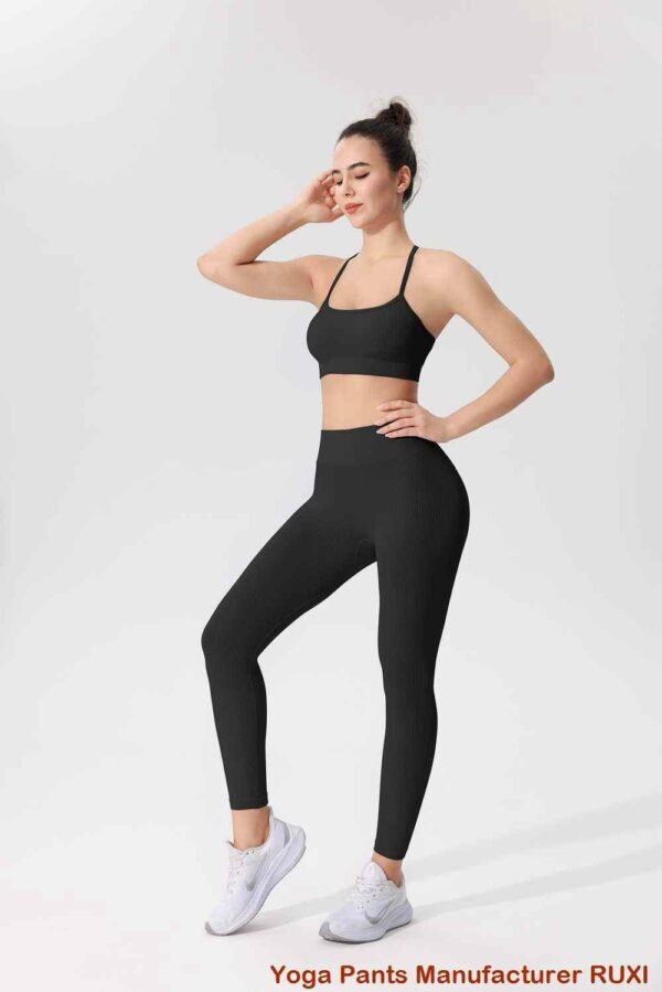 Hoog getailleerde Bell Bottom legging voor dames RUXI