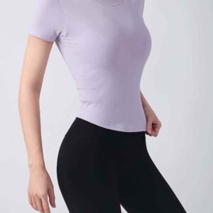 Hot yogabroek hoge taille ademend flexibel RUXI nl311