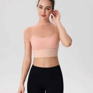 Witte gymshort Lichtgewicht ademende fitnesskleding RUXI