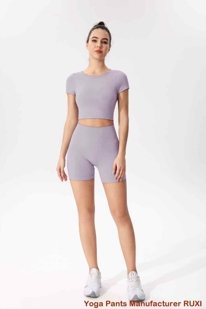 Yogacompressieshorts hoogwaardige activewear RUXI nl3467