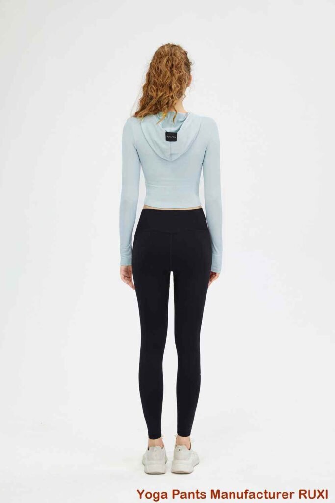 Yogashorts van biologisch katoen voor dames RUXI nl3408