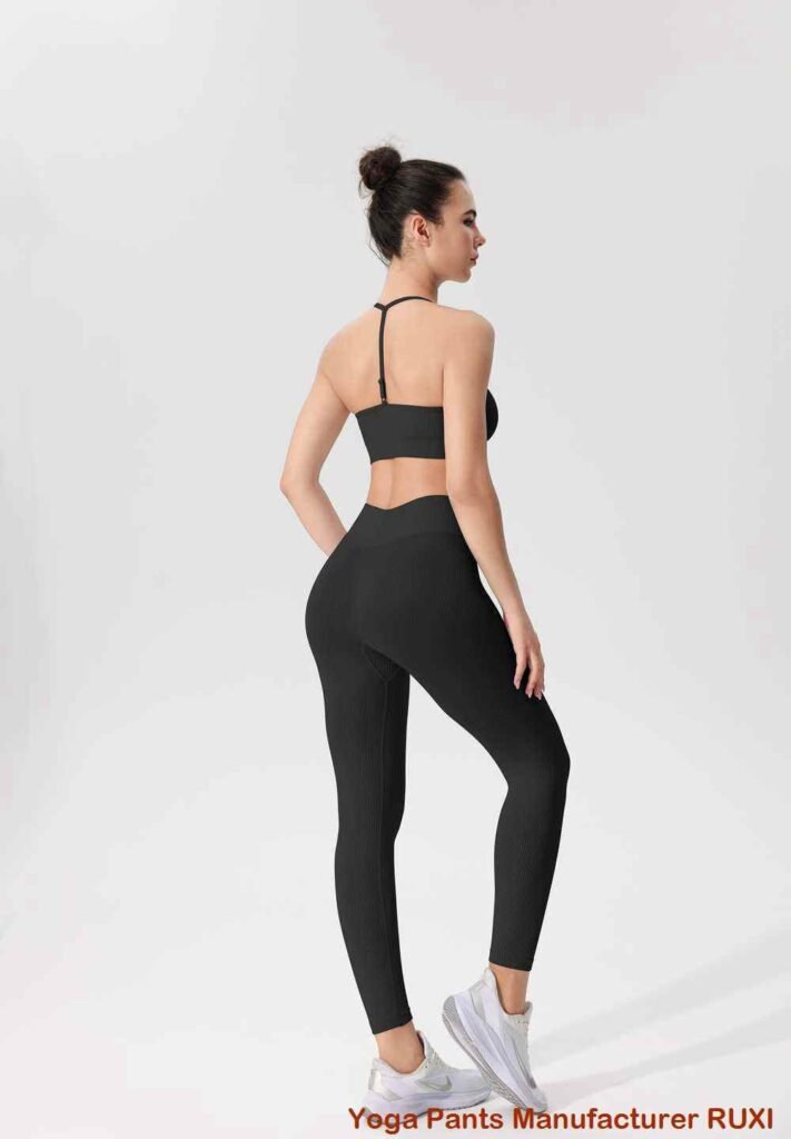 Katoenen spandex yogashorts voor dames RUXI nl3588