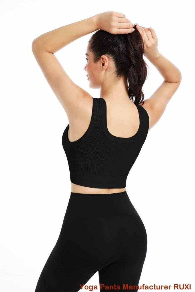 Sneldrogende crop broek voor dames Lichtgewicht ademend