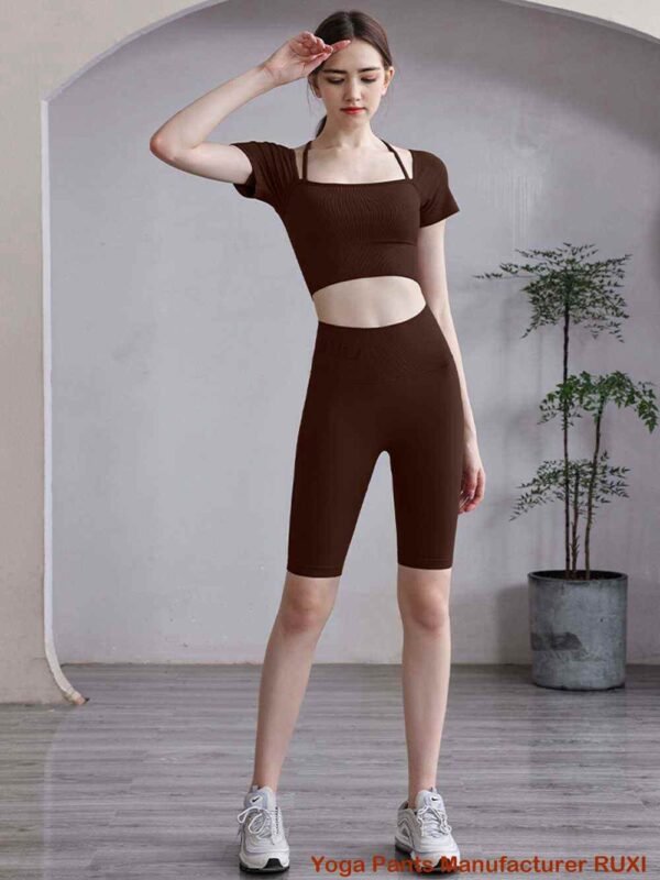 Workout legging voor dames met zakken Activewear broek