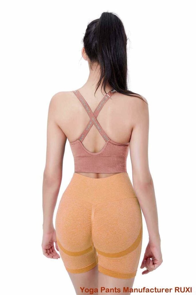 Yogabroek met hoge taille en wijde pijpen voor dames RUXI
