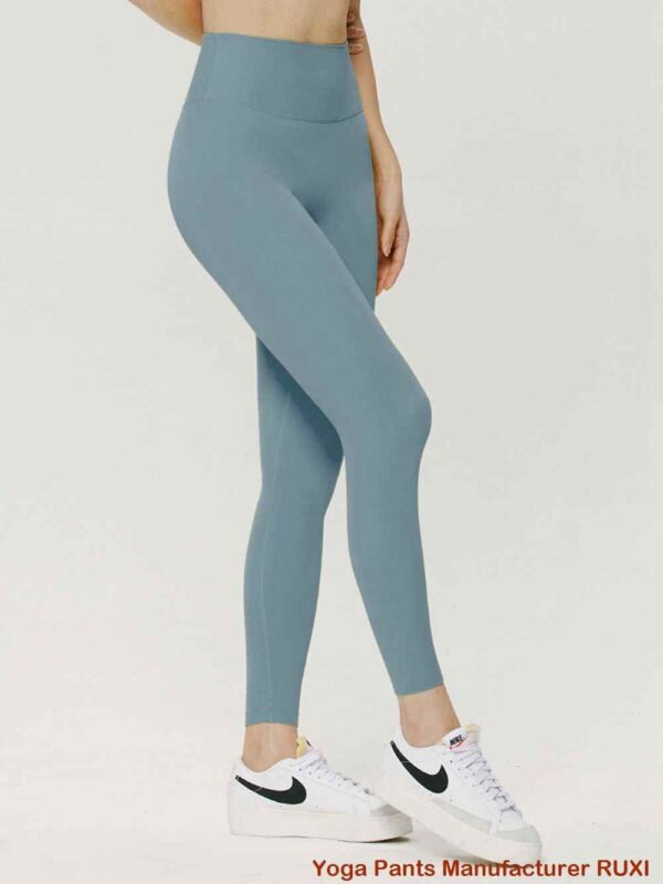 Hoog getailleerde zwarte yogabroek voor dames RUXI nl960