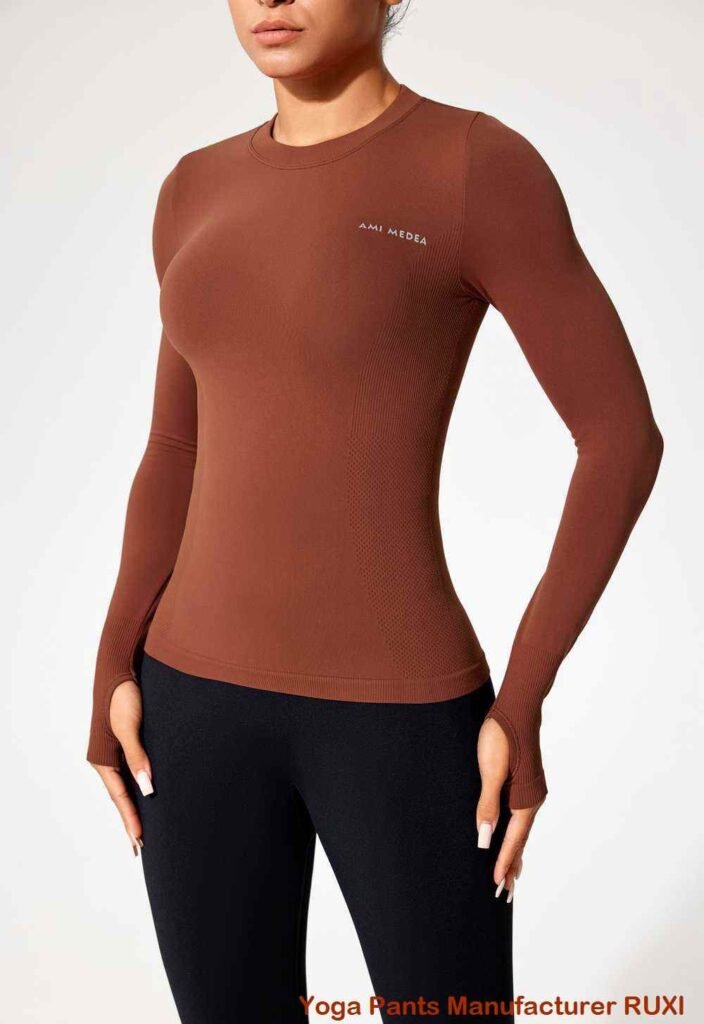 Bootcut yogabroek met hoge taille voor dames RUXI nl765