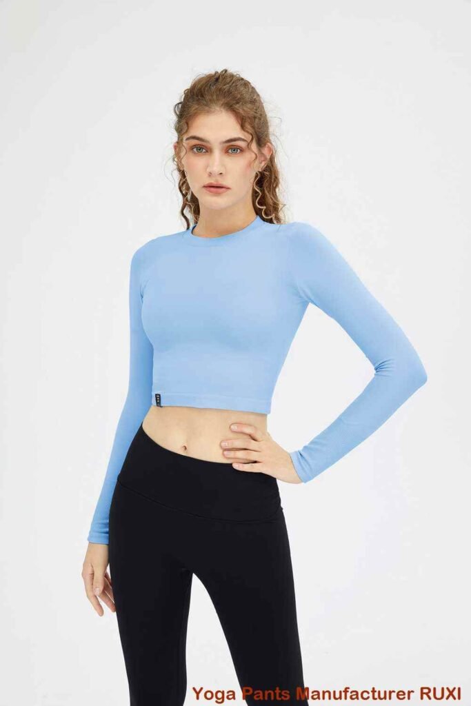 Roze merk yogabroek comfortabel stijlvol RUXI nl738
